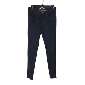 J‎ Brand Maria Skinny Jeans Womens 27 Mid Rise Dark Wash Stretch Denim Pants